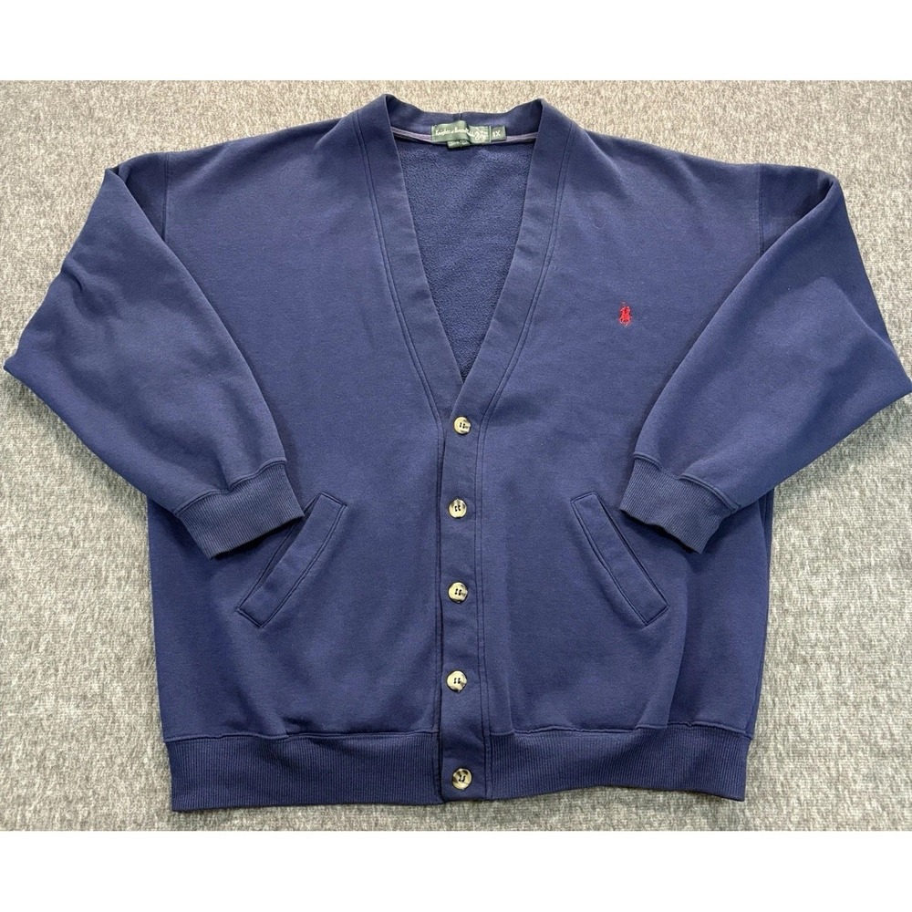 Knights of Round Table Sweater Mens 1X Cardigan Button Up Embroidered